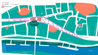 Stadtteilentwicklung: Verkehrsversuche auf Zeit in der Martinistraße